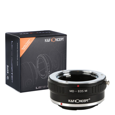 K&F Concept adapter for Minolta MD mount lens to Canon EOS M camera M1 M2 M3 M5