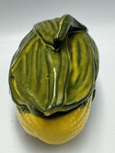 Vintage Shawnee Corn Butter Dish Casserole 73 Pottery USA Farmhouse Decor 7x4” - 第 7/9 張圖片