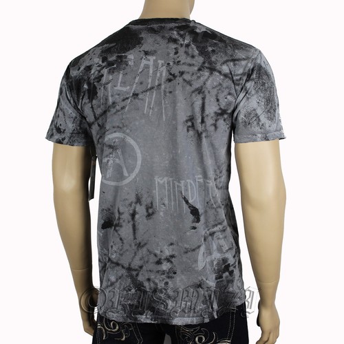 Affliction Mens Signature Series By Criss Angel Mindfreak T-shirt Top Tee Large - 第 2/2 張圖片