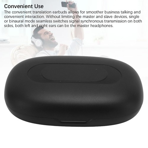 Hot BT Translation Earbuds Support 144 Languages Noise Reduction Real Time Lang - Picture 19 of 33