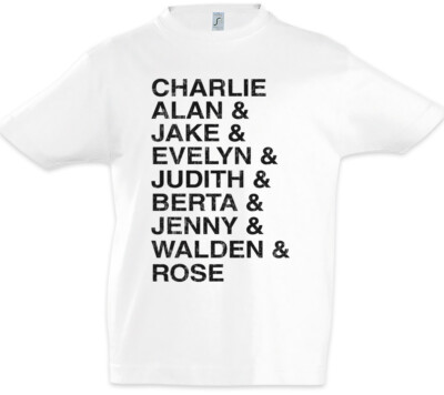 Two And A Half Names Kinder Jungen T-Shirt Fun Charlie Alan Men Harper Jake