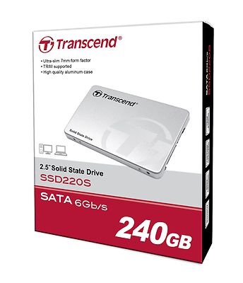 240GB Transcend SATA 6Gbps 2.5-inch SSD Solid State Disk SSD220S