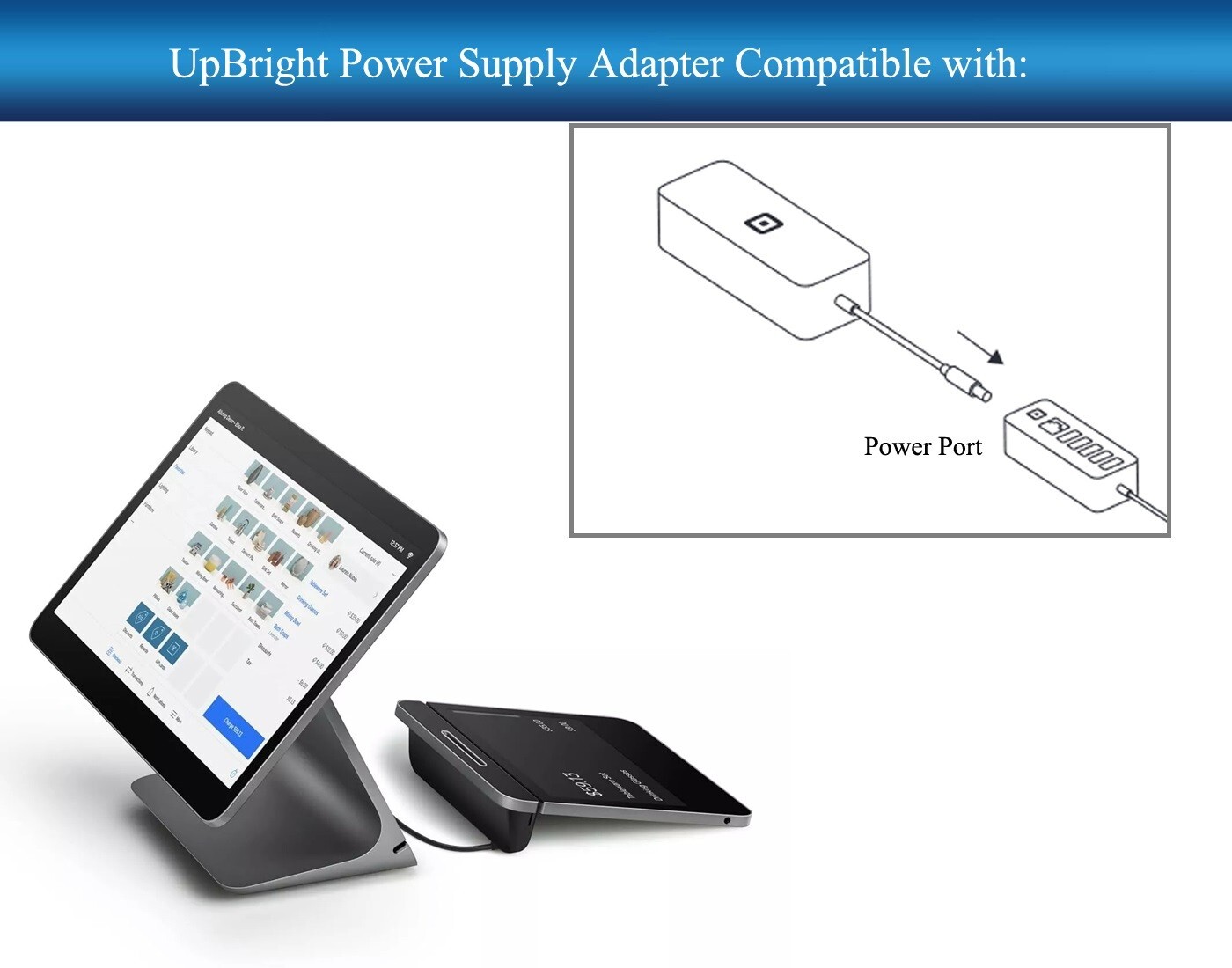 как выглядит AC Adapter for Square Register POS System SPS1-01 SPS4-01 SWB2-01 Power Supply фото