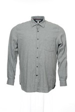 NWT Club Room Light Gray Heather Button Down Shirt Sport XL 59