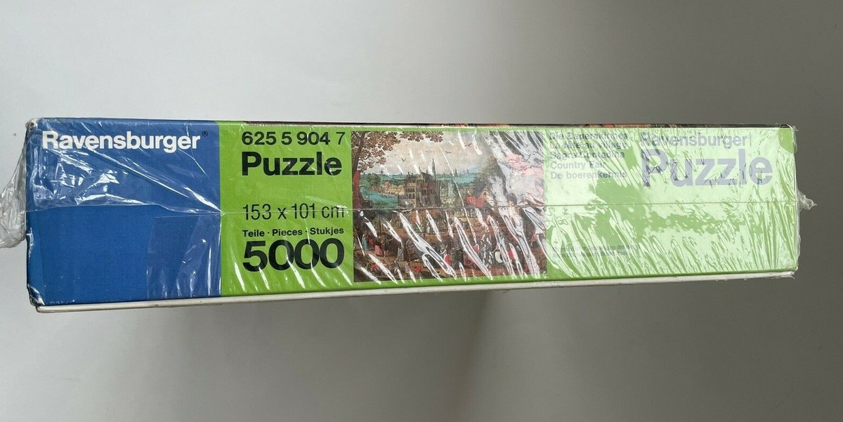 RAVENSBURGER 5000 Piece Puzzle Country Fair Germany 1979 Factory