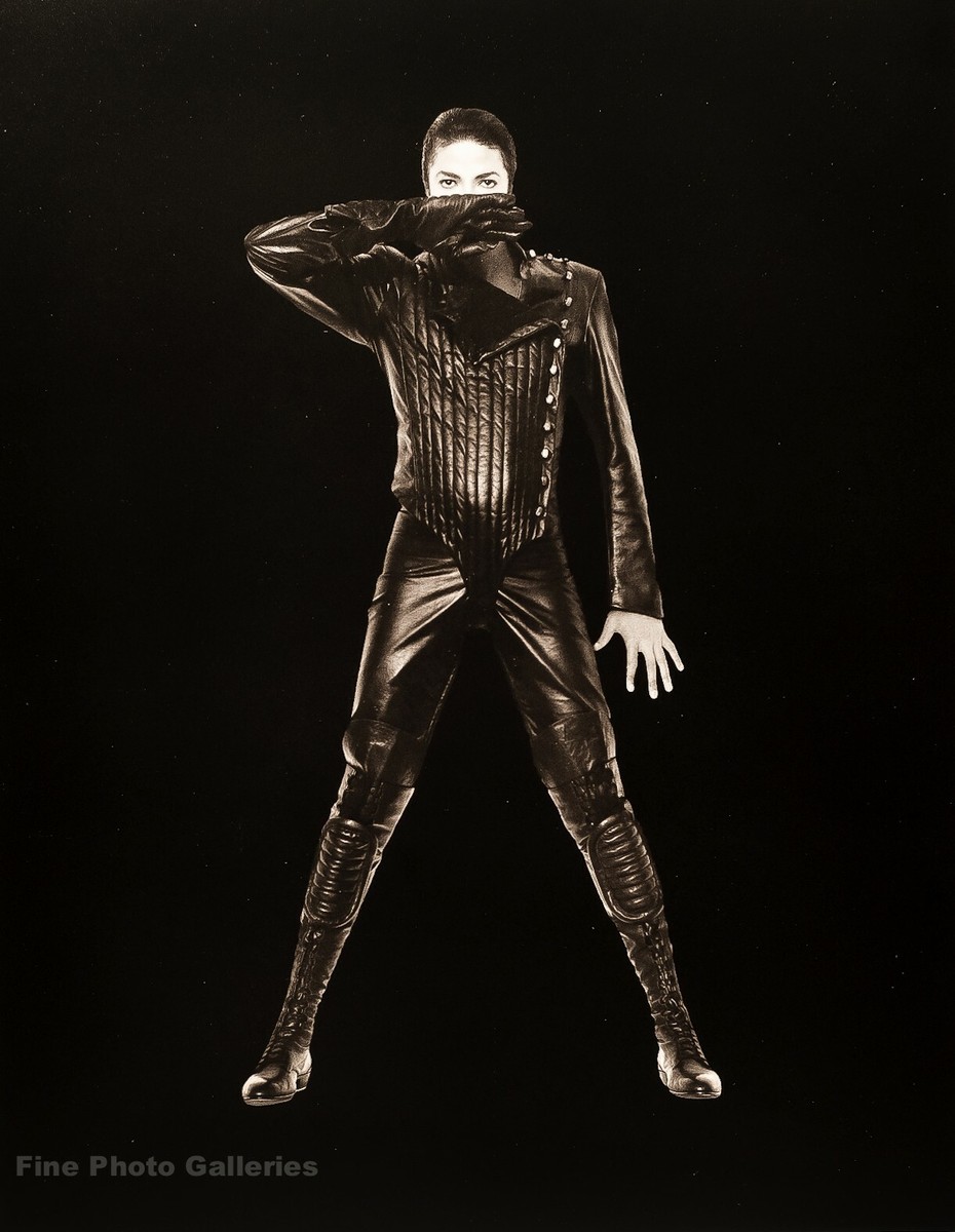 1991 Vintage MICHAEL JACKSON By HERB RITTS Pop Music Quadtone
