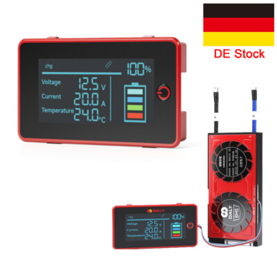 DE - Für Daly 3'' Zoll Touch Screen LCD Power Level Display Monitor BMS Zubehör