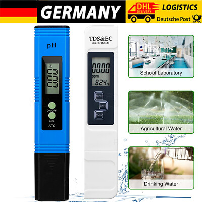 Maodom Wasser Tester - 2-in-1 PH Und TDS Messgerät Für Pool Und Leitungswasser