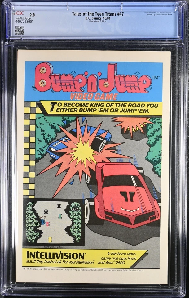 Tales of the Teen Titans #47 NEWSSTAND 1st PRINT CGC 9.8 (DC 1984) WHITE Pages🔥 - Image 2 of 4
