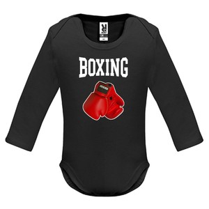 Body Bebe Noir Gants De Boxe Boxing Cadeau De Naissance Yonacrea Ebay