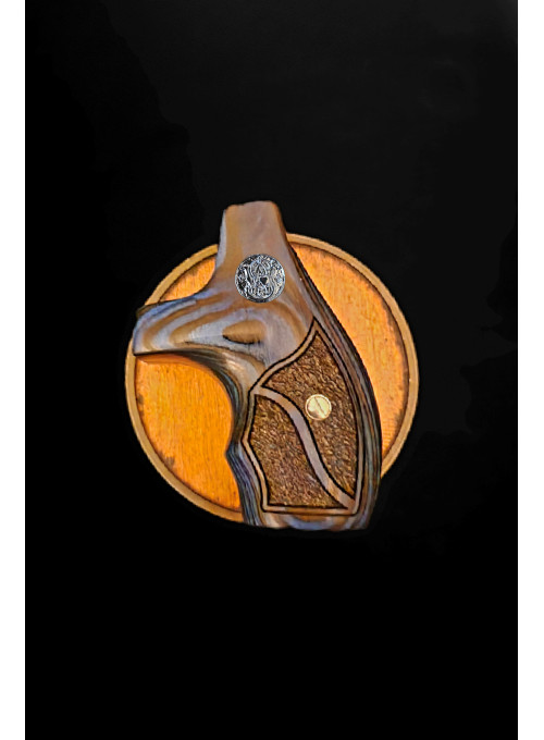 S&W J-Frame Round Boot-Cut FGB Grips Two Part "Basics" • OPTIONS