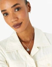 Accessorize Snowflake pendant necklace, Christmas, new with tags