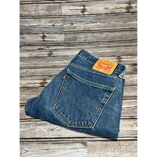 Levi Strauss 505 Blue Jeans Minimal Wear Mens Size 36x30(29)