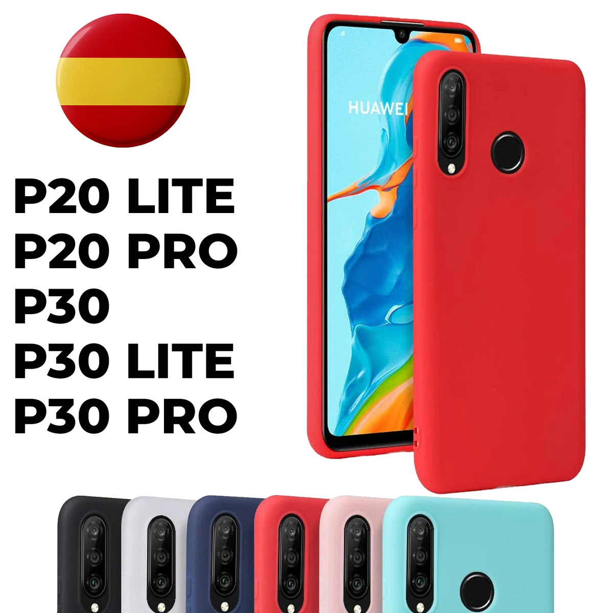 Funda Huawei P20 Lite / P20 Pro / P30 / P30 Lite / P30 Pro Carcasa Silicona  Tpu