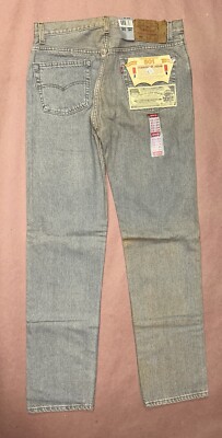 Vintage Levis 501 Pre-Shrunk, Rare Deadstock, New With Tag Jeans 33x34