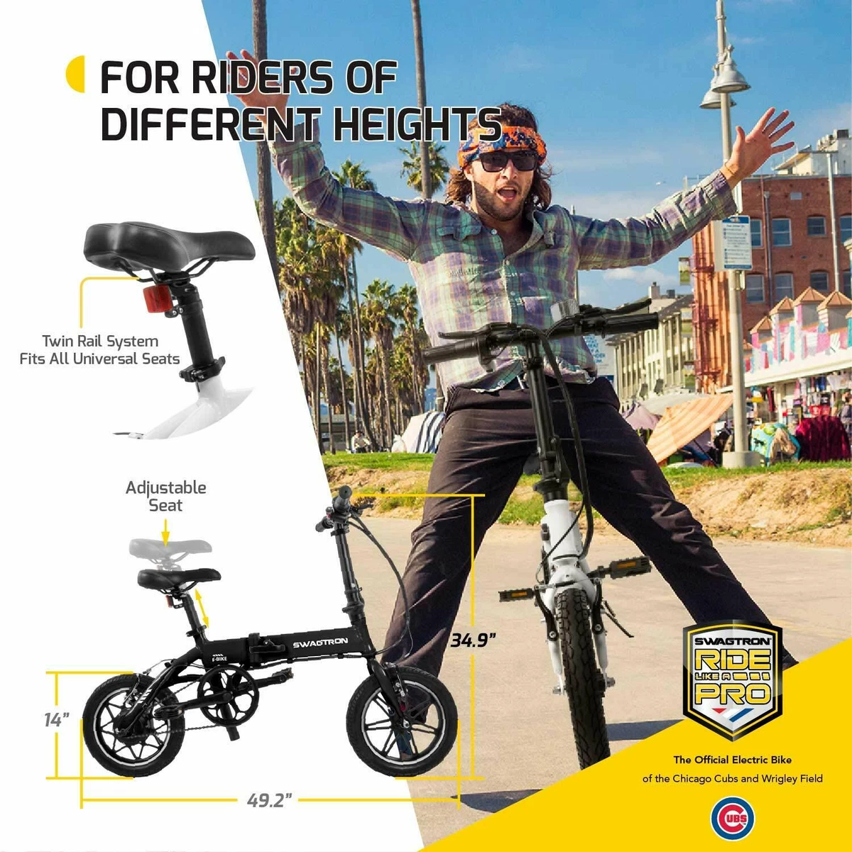 swagtron eb5 lightweight folding electric bike