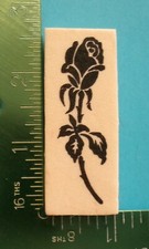 ROSE FLOWER Foam Mounted Rubber Stamp 2