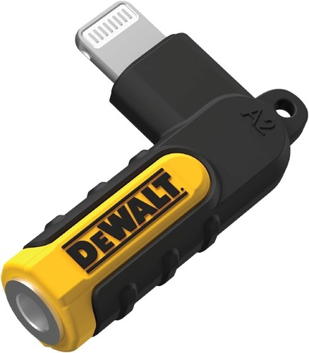 DEWALT 90° Audio Adapter for Lightning 190 9037 DW2 ** FREE SHIPPING ** - 第 1/9 張圖片