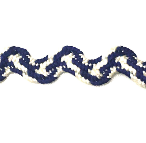 Textured Ric Rac Trim Two-tone Rick Rack Braid 1/2