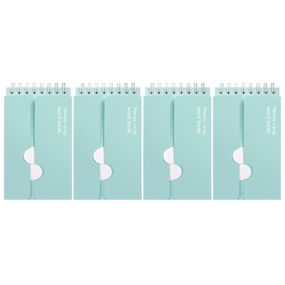 4 Pack Pocket Notebook Small Spirals Notebook Notepad Colorful Memo Notebook