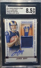 2016 Panini Rookies & Stars - Jared Goff RPA RC Auto /49 SGC 8.5