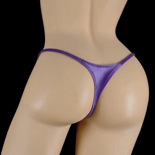 Men Sexy Oil Glossy Tanga Underwear Low Waist G-String Thongs Briefs Lingerie - Picture 23 of 41