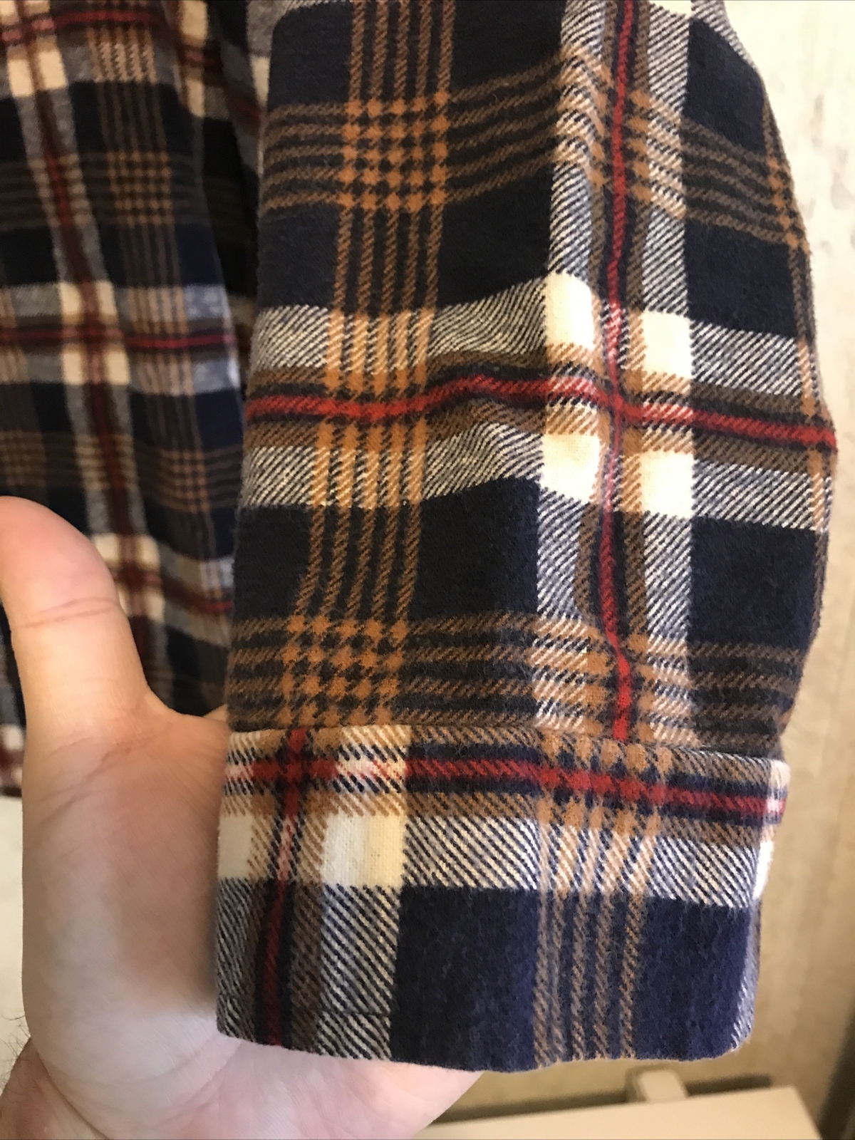Ozark Trail Shirt Mens XL Button Up Red Plaid Flannel Long Sleeve