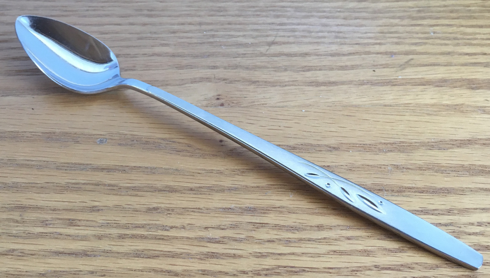 1 Iced Tea Spoon Ice Teaspoon Oneida USA Cube Will OWisp Stainless O