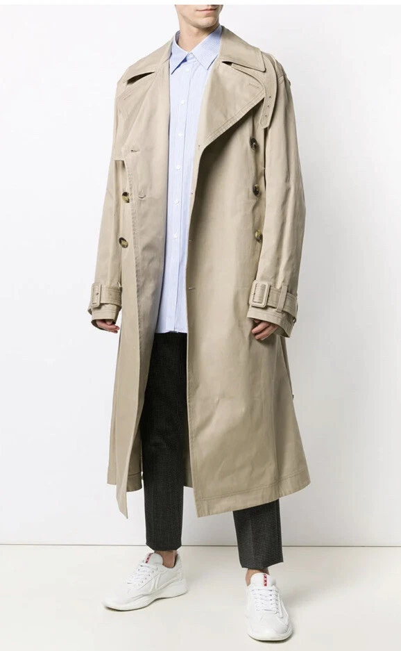 Men's Khaki Trench Coat