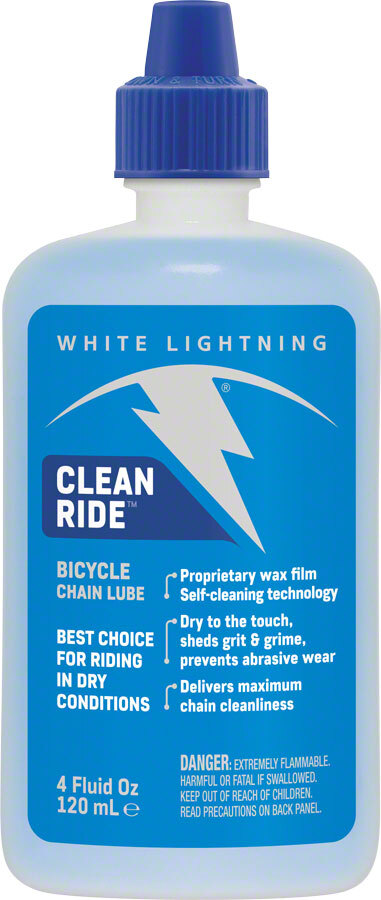 Восковая смазка для велосипедной цепи White Lightning Clean Ride - 4 унции капельная 3190₽