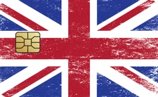 Grunge UK flag | Credit Card Cover | Credit Card Skin | Credit Card Sticker