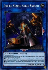 Double Headed Anger Knuckle - BLHR-EN048 - Secret Rare - 1st Edition x3 - Near M