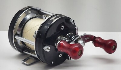 Vintage Black Abu Garcia Ambassadeur 5000C Casting Fishing Vintage Black Abu Garcia Ambassadeur 5000C Casting Fishing