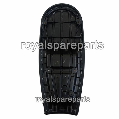 Ajuste Para Royal Enfield GT E Interceptor 650 D27 Asiento Doble De Cuero Negro - Imagen 6 de 6