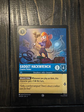 Disney Lorcana Gadget Hackwrench - Creative Thinker 139/204 Azurite Sea Regular
