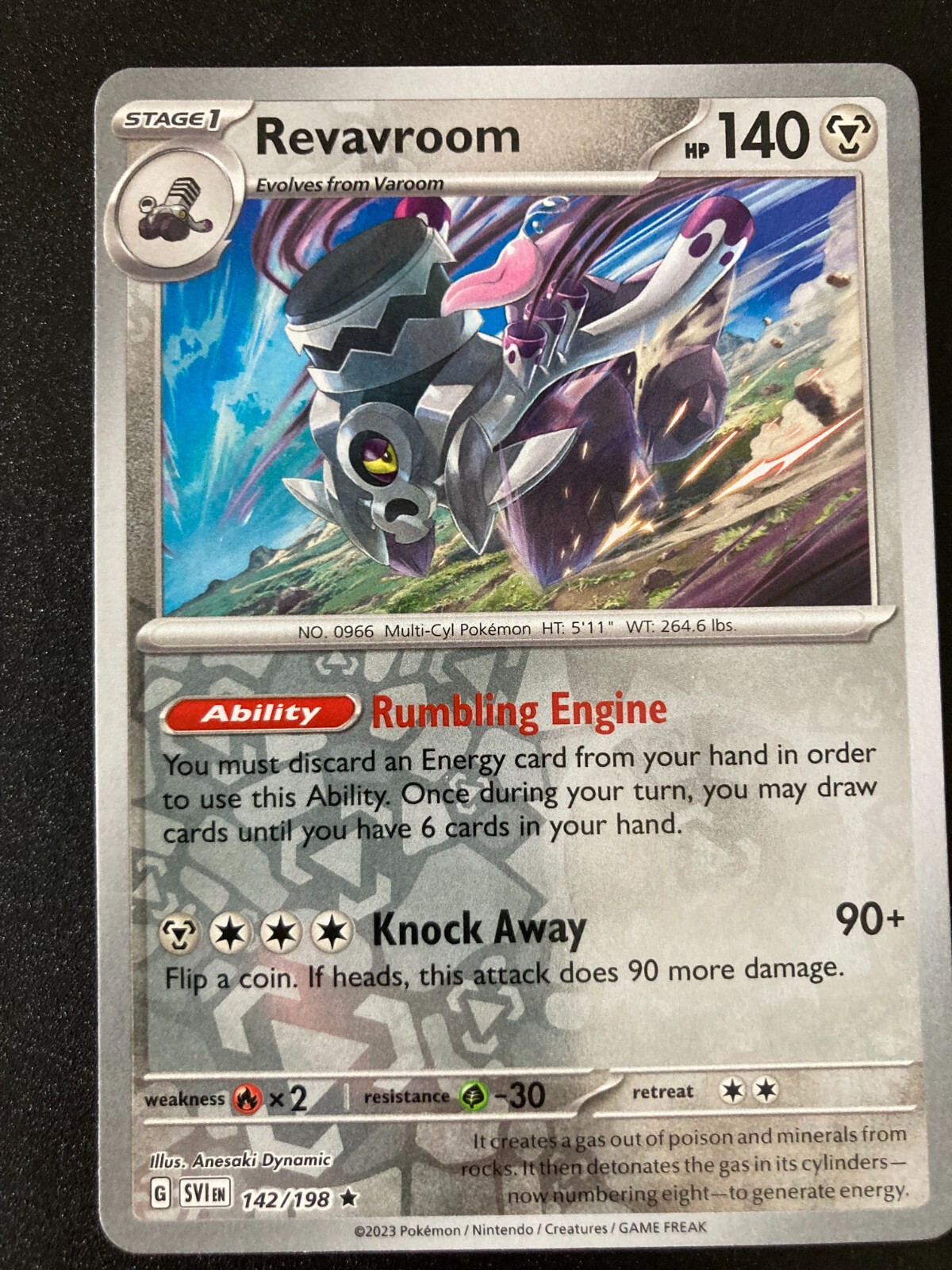 Revavroom 142/198 Pokemon Reverse Holo (2 card min buy in store)
