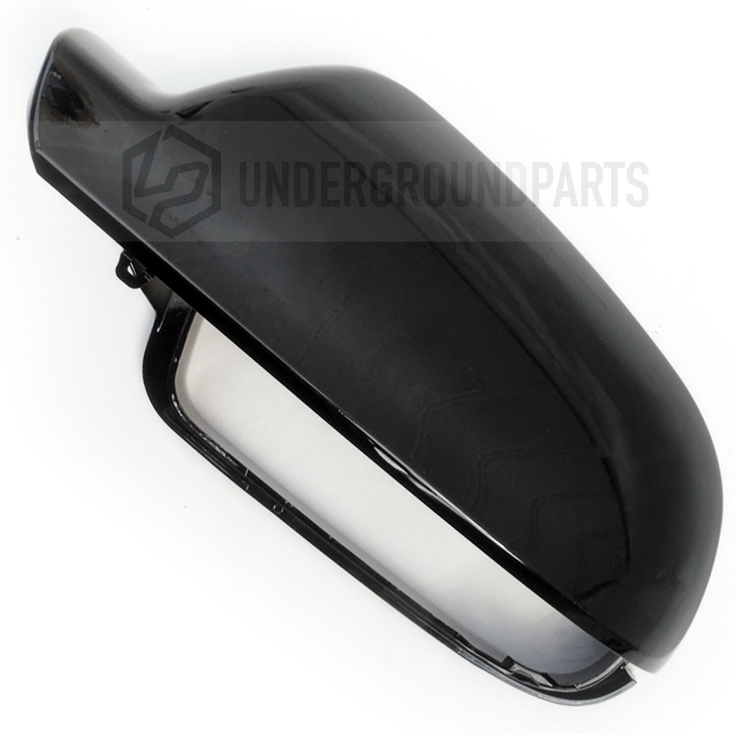 AUDI A3 A4 A5 BLACK DOOR WING MIRROR COVER CAP CASING FRONT LEFT PASSENGER SIDE