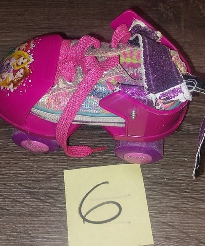 Disney Girls Princess Adjustable Roller Skates Grow with Me Pink Collectibles 6 - 第 6/7 張圖片