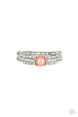 Paparazzi Brighten Your Day Orange Ring - New