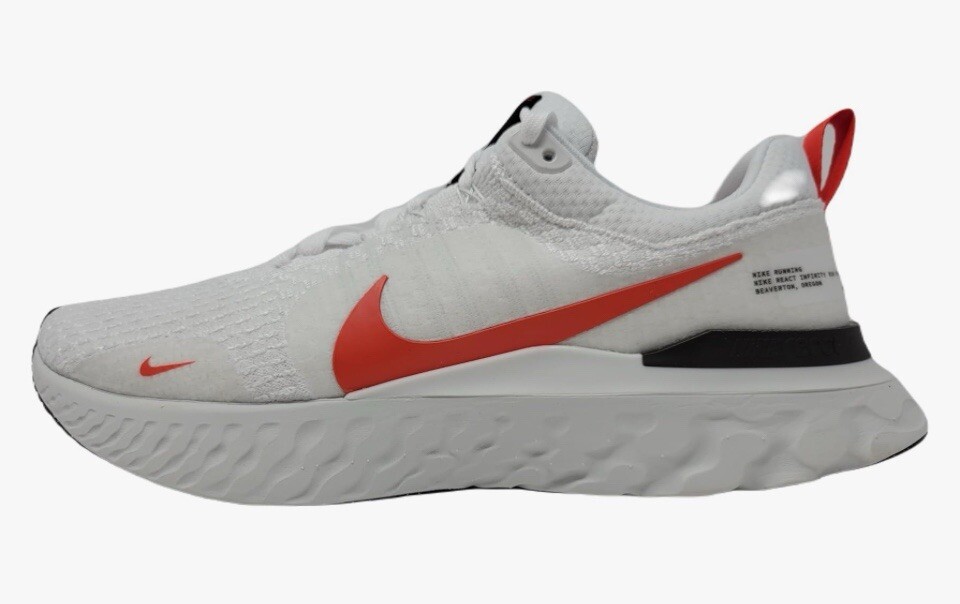 Nike React Infinity Run Flyknit 3 DZ3014-100 Size 9 Preowned Running Shoes