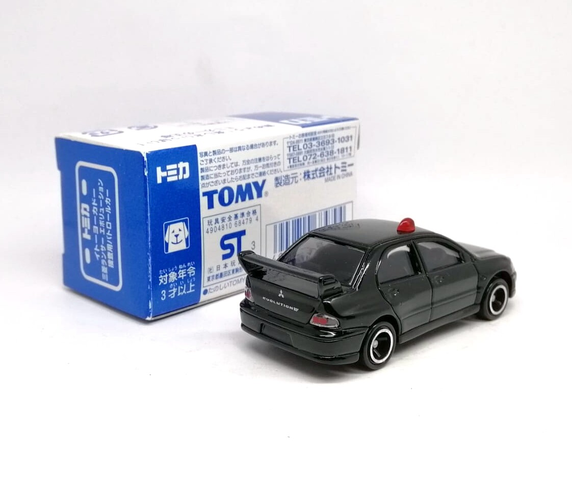 TOMICA LIMITED LANCER EVOLUTION VⅡ TOMICA Mitsubishi Lancer EVO Evolution VII GT-A Police Car 1/60