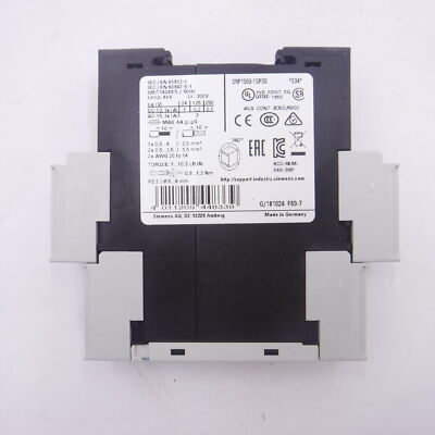 Siemens Solid State Time Relay W/Star Delta Function 3RP1560-1SP30