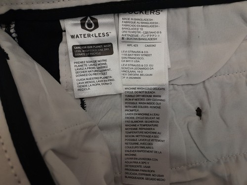 Mens Dockers Dress Pants Size 38x32 Blue - Picture 11 of 13