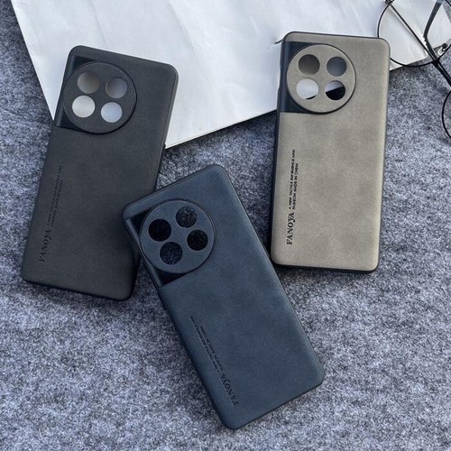 For OnePlus 12 12R 1+11 1+Ace2 Pro Nubuck Leather Fabric Coated hard case cover - Picture 4 of 24