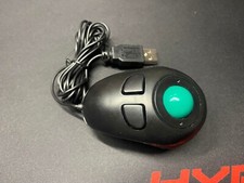 Ergonomic Handheld Trackball mouse wired black