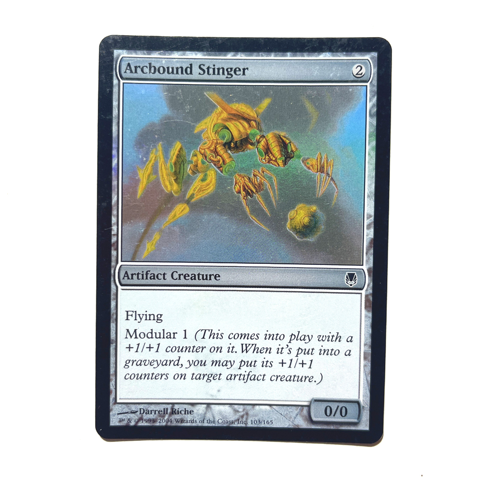 Arcbound Stinger FOIL LP Darksteel Common MTG See Photos Magic the Gathering