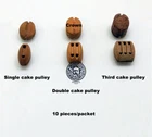 Professional Pulley/DEADEYE/Block Multiple Size Wooden Model Ship Fitting-10 Pcs