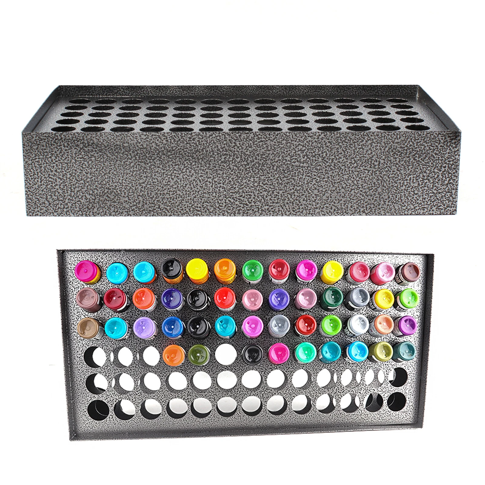 78-Holes Tattoo Ink Rack Wall Mounted Ink Bottle Display Holder Stand Organizer - product detail image 3