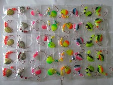 40 Spinner Rigs Leech Minnow Crawler Harness Walleye, Bass, Pike Colorado Blades