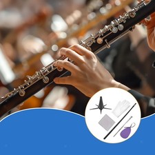 Clarinet Cleaning Kit Wind Instrument Maintenance Convenient Practical
